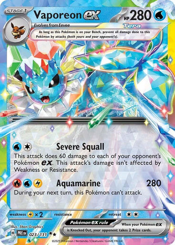 Vaporeon ex - 023/131 [PRE - 023/131]