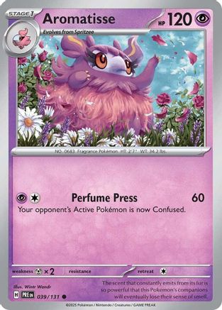 Aromatisse 039  - Reverse Holofoil SV Prismatic Evolutions - Common