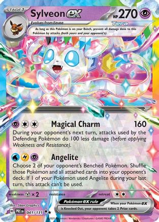 Sylveon ex 041/131  - Holofoil SV Prismatic Evolutions - Double Rare