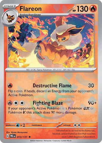 Flareon (Poke Ball Pattern) [PRE - 013/131]