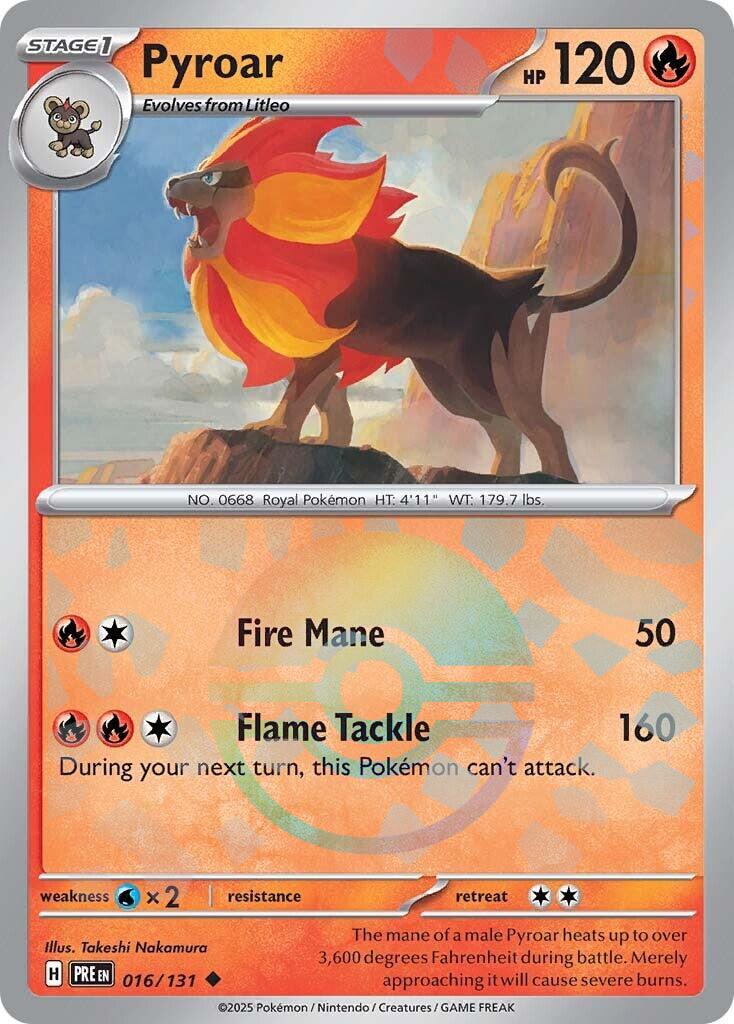 Pyroar (Poke Ball Pattern) [PRE - 016/131]