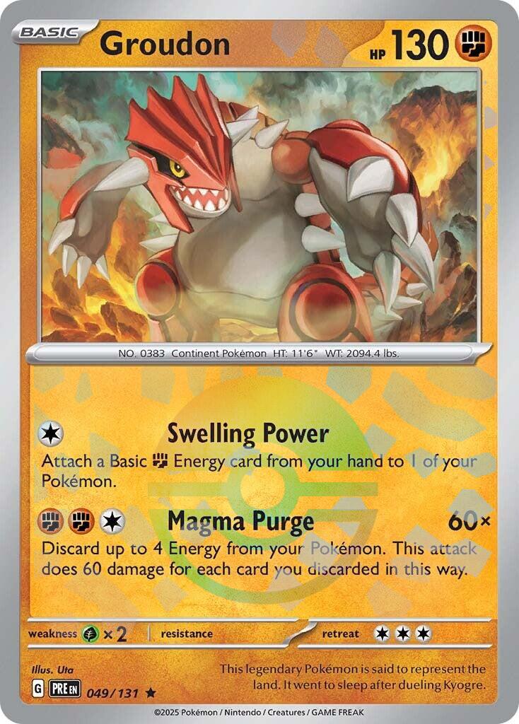 Groudon (Poke Ball Pattern) [PRE - 049/131]