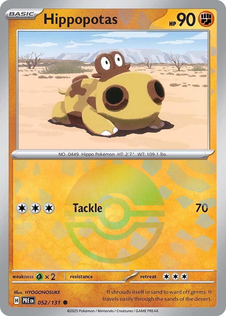 Hippopotas (Poke Ball Pattern) [PRE - 052/131]