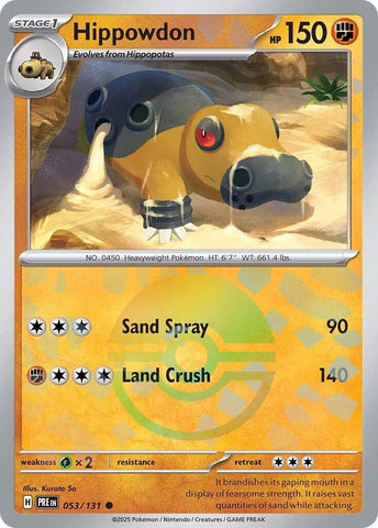 Hippowdon (Poke Ball Pattern) [PRE - 053/131]
