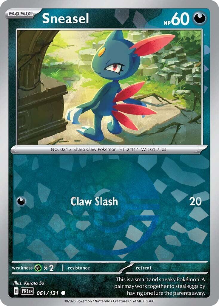 Sneasel (Poke Ball Pattern) [PRE - 061/131]