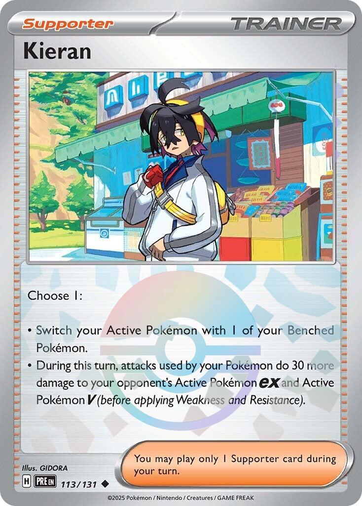 Kieran - 113/131 (Poke Ball Pattern) [PRE - 113/131]