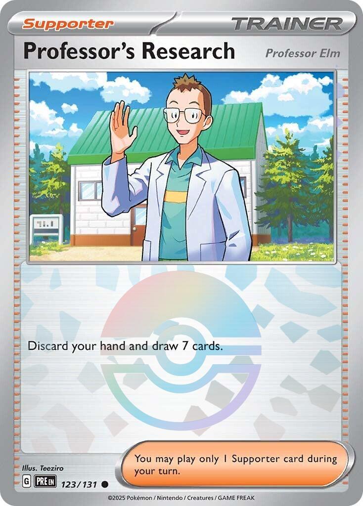 Professor's Research [Professor Elm] (Poke Ball Pattern) [PRE - 123/131]