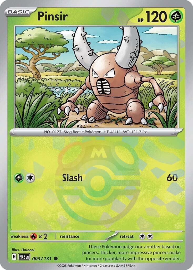 Pinsir (Master Ball Pattern) [PRE - 003/131]