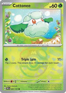 Cottonee (Master Ball Pattern) 007/131  - Holofoil SV Prismatic Evolutions - Common