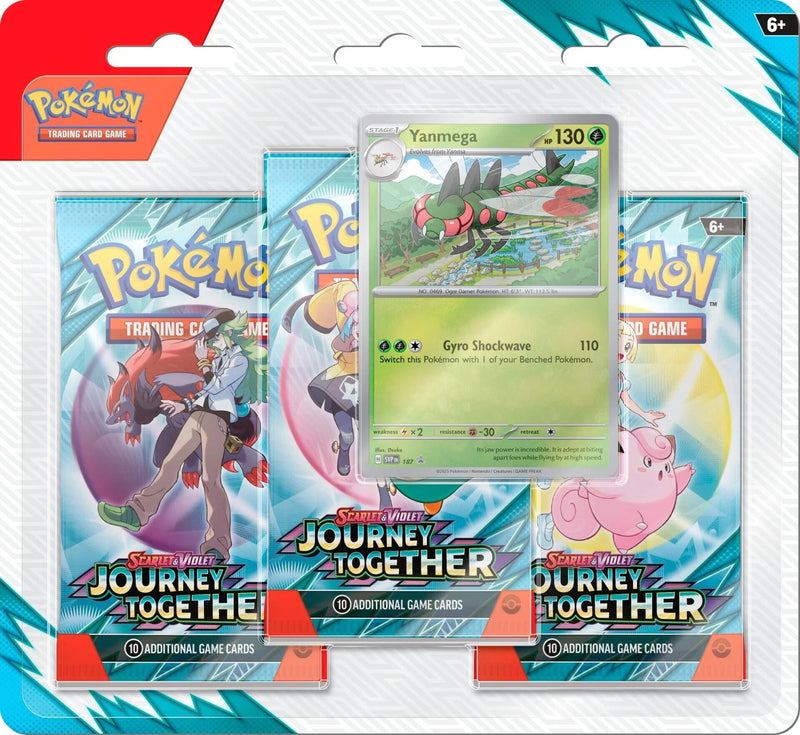 Journey Together 3 Pack Blister [Yanmega] [JTG - 000]
