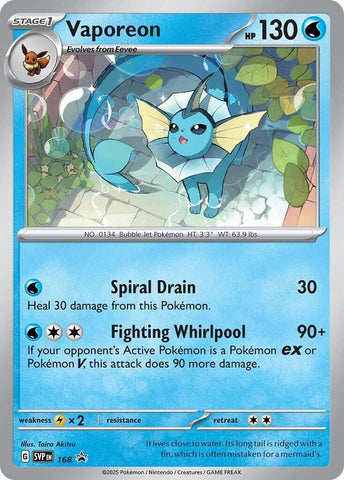 Vaporeon - 168 [SVP - 168]