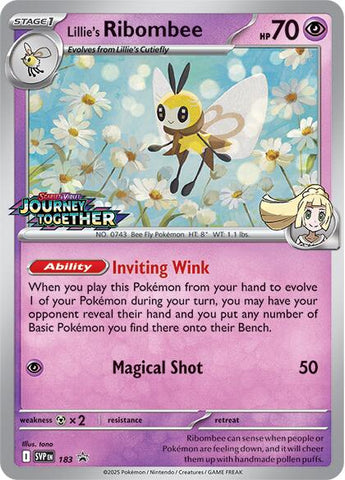 Lillie's Ribombee - 183 (Prerelease) [SVP - 183]