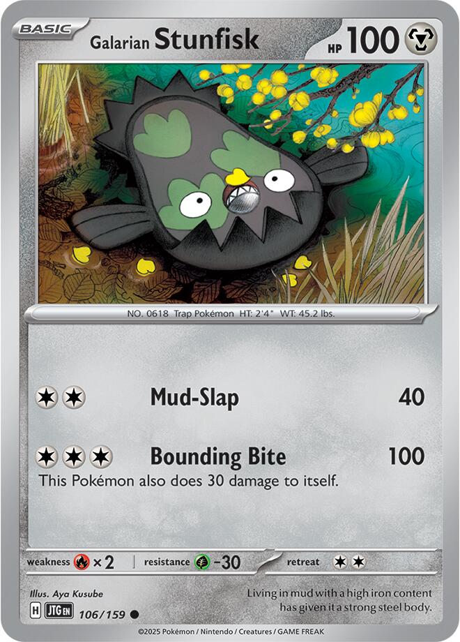 Galarian Stunfisk [JTG - 106/159]