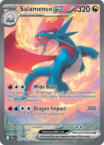Salamence ex - 187/159 [JTG - 187/159]
