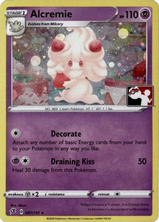 Alcremie 087/192  - Holofoil League & Championship Cards - Promo