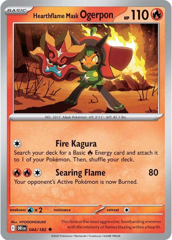 Hearthflame Mask Ogerpon [DRI - 044/182]
