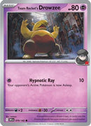 Team Rocket's Drowzee 079/182  - Reverse Holofoil SV10 Destined Rivals - Common