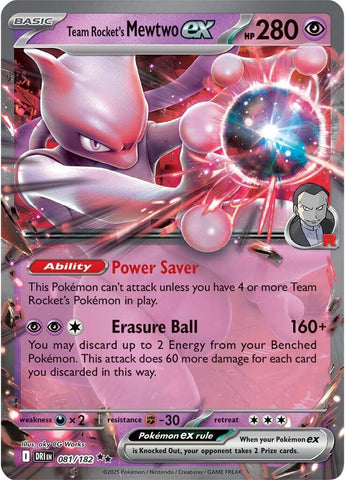Team Rocket's Mewtwo ex - 081/182 [DRI - 081/182]