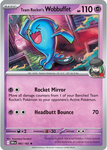 Team Rocket's Wobbuffet [DRI - 082/182]