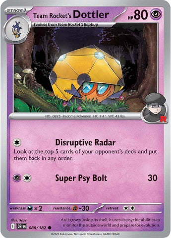 Team Rocket's Dottler [DRI - 088/182]
