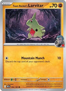 Team Rocket's Larvitar 094/182  - Reverse Holofoil SV10 Destined Rivals - Common
