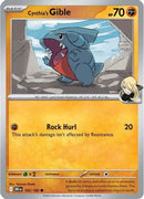Cynthia's Gible 102/182  SV10 Destined Rivals - Common