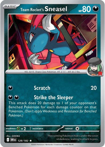 Team Rocket's Sneasel [DRI - 128/182]