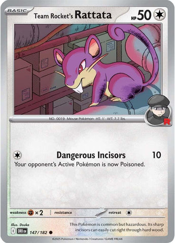 Team Rocket's Rattata [DRI - 147/182]