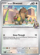 Arven's Skwovet 158/182  - Reverse Holofoil SV10 Destined Rivals - Common