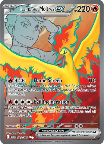 Team Rocket's Moltres ex - 208/182 [DRI - 208/182]