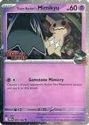 Team Rocket's Mimikyu (Prerelease) 087  - Holofoil Miscellaneous Cards & Products - Uncommon