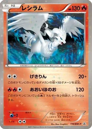 Reshiram - 110/BW-P (110/BW-P) - BWP Promotional cards
