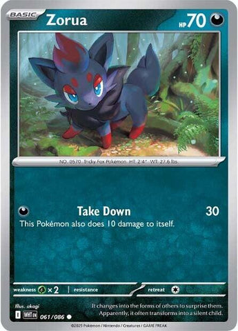 Zorua [WHT - 061/086]