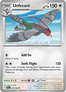 Unfezant 073/086  - Reverse Holofoil SV Black Bolt - Uncommon