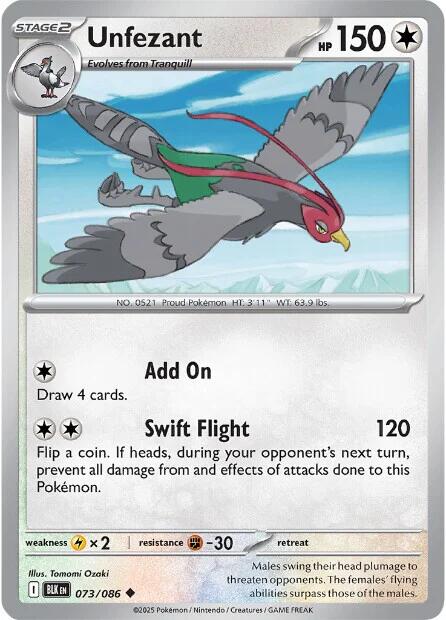 Unfezant [BLK - 075/086]