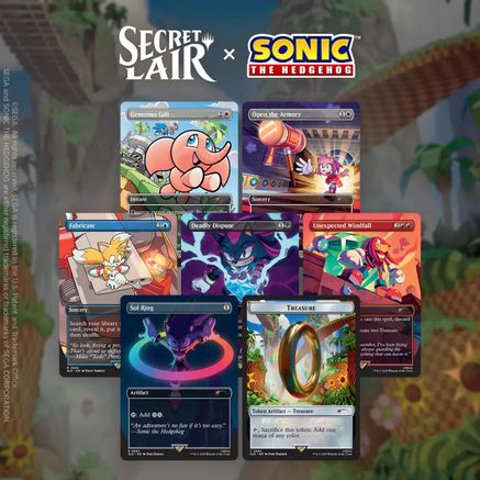 Secret Lair x Sonic the Hedgehog Superdrop: Chasing Adventure (Non-Foil)