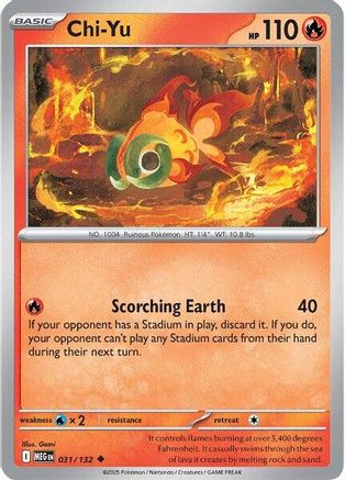 Chi-Yu 031/132  ME01 Mega Evolution - Uncommon