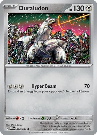 Duraludon 074/094  - Reverse Holofoil ME02 Phantasmal Flames - Common