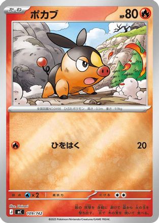 Tepig - 109/742 (Mirror Holo) (109/742) - Start Deck 100 Battle Collection