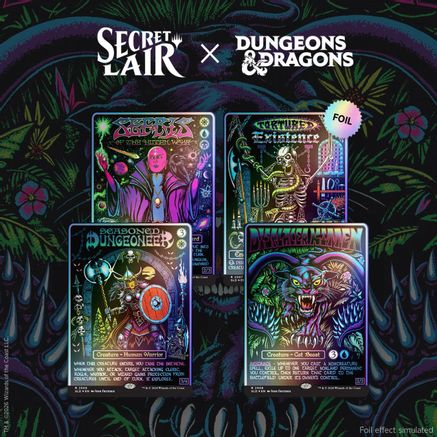 Secret Lair Drop: Secret Lair x Dungeons & Dragons: Black Lights & Dark Dungeons - Foil Edition