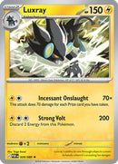Luxray 028  - Reverse Holofoil ME03 Perfect Order - Rare