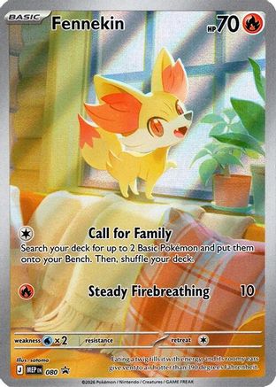 Fennekin 080  - Holofoil ME Mega Evolution Promo - Promo