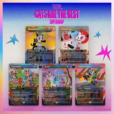 Secret Lair Drop: Toby's Journey By Gary Baseman - Traditional Foil Edition