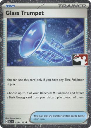 Glass Trumpet 135/142  - Holofoil Prize Pack Series Cards - Uncommon
