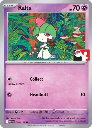 Ralts 058/132  Prize Pack Series Cards - Common