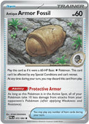 Antique Armor Fossil 072  ME05 Pitch Black - Common