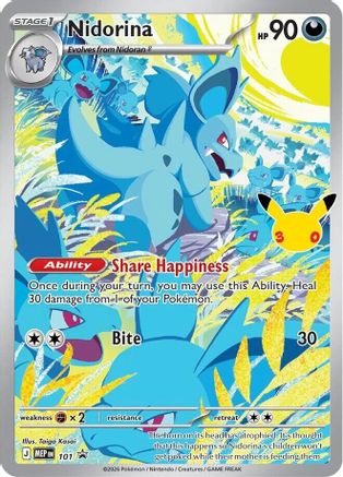 Nidorina 101  - Holofoil ME Mega Evolution Promo - Promo