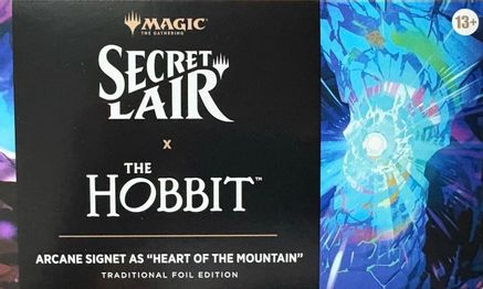 Secret Lair Drop: Secret Lair x The Hobbit - Arcane Signet As "Heat of the Mountain"  - Traditional Foil Edition