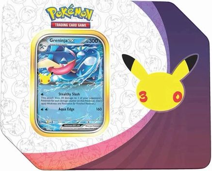 30th Celebration ex Tin [Greninja ex] (Retail Version)