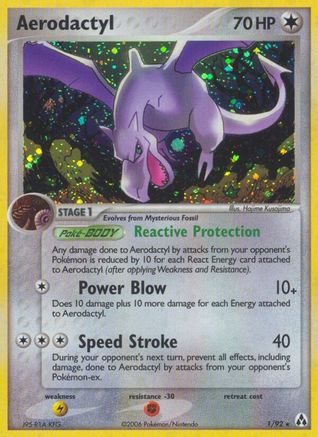 Aerodactyl 001 Legend Maker - Holo Rare